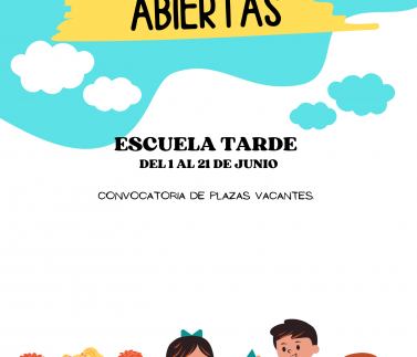 Inscripciones Escuela de tarde