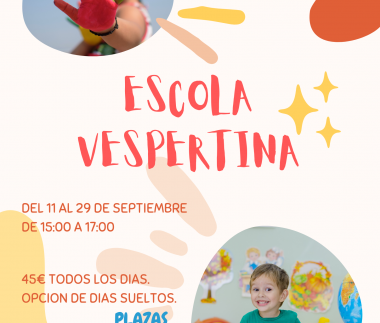 Póster Talleres infantiles colorido